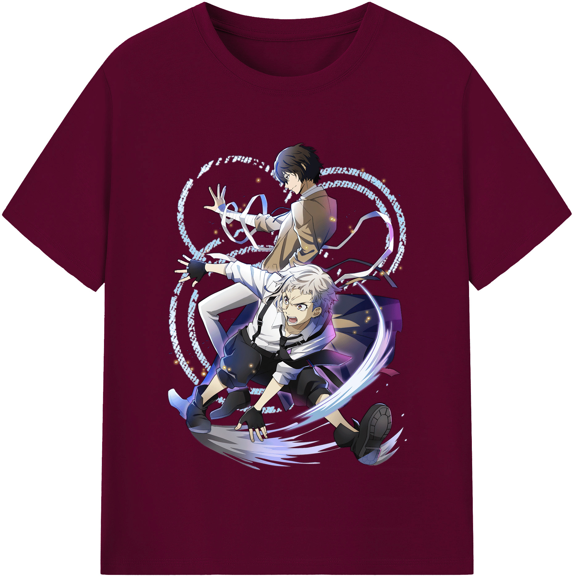 （画像用） 文豪ストレイドッグス Bungo Stray Dogs レディースカジュアルプリントTシャツ（綿100％）